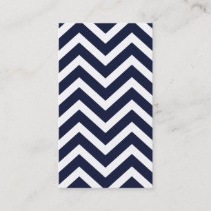 Carte de visite simple simple rayé de Chevron de