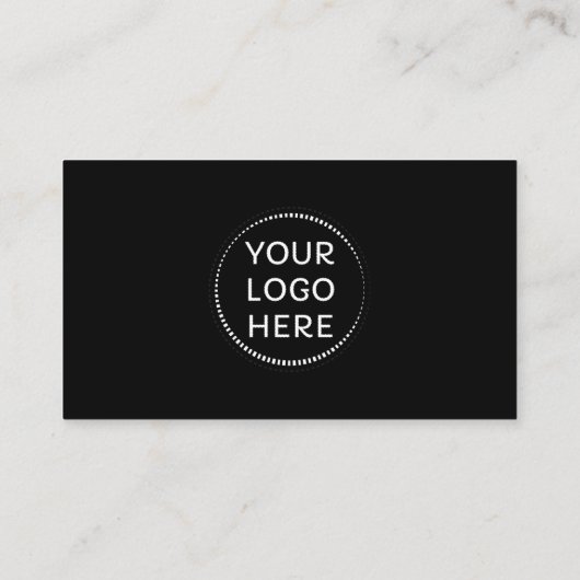 Carte De Visite Simple Social Media Script Générique (Dos)