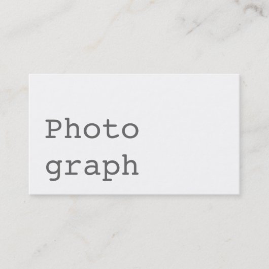 Carte de visite simple tendance blanche standard (Devant)
