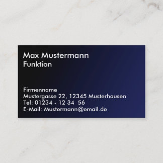 Carte de visite simplement
