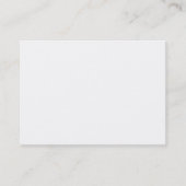 Carte De Visite Simplement Blanc Couleur Solide Personnalisez-Le P (Devant)