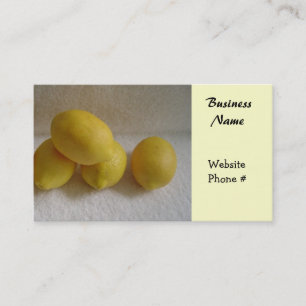 Carte De Visite Simplement des citrons