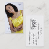 Carte de visite simplement élégant de (Devant / Derrière)