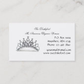 Carte de visite simplement élégant de (Dos)