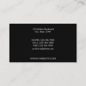 Carte De Visite Simplement réussi (Dos)