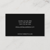Carte De Visite Simplement réussi (Dos)