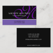 Carte De Visite Simplement réussi (Devant / Derrière)