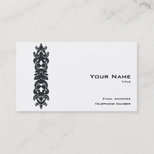 Carte de visite simplement sophistiqué avec le