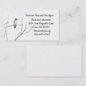 Carte De Visite Simplement un colibri sur un bâton (Devant / Derrière)