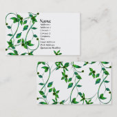Carte De Visite Simplement vert (Devant / Derrière)