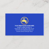 Carte De Visite Simples Chaînes De Plomberie De Toit (Dos)