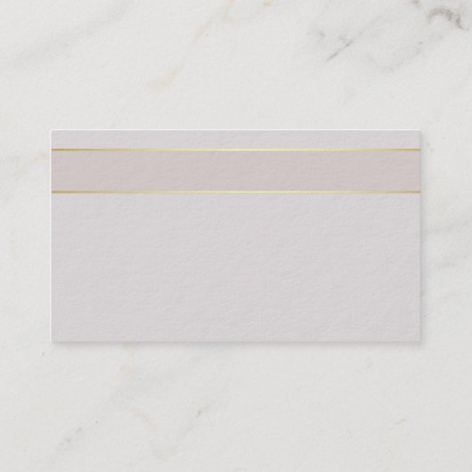 Carte De Visite Simples couleurs harmonieuses pour professionnels  (Dos)