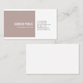 Carte De Visite Simples couleurs harmoniques Moderne Professionnel (Devant / Derrière)