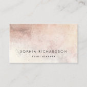 Carte De Visite Simples tons naturels Auburn Earth (Devant)