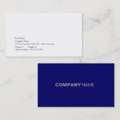 Carte De Visite Simplicité (Devant / Derrière)