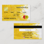 Carte De Visite Simplicité De L'Or (Devant / Derrière)