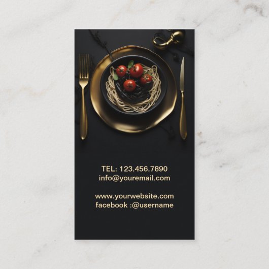 Carte De Visite Simplicité savoureuse : Notre Tomate (Dos)