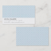 CARTE DE VISITE :: simpliste-motif 1L (Devant / Derrière)