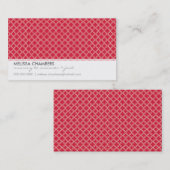 CARTE DE VISITE :: simpliste-motif 4L (Devant / Derrière)