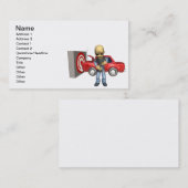 Carte De Visite Simulacre d'essai d'accident (Devant / Derrière)