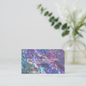 Carte De Visite Simulation de Pierre d'Ore de Peacock Bornite mode (Debout devant)