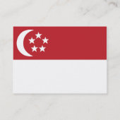 Carte De Visite Singapour - potelé (Dos)