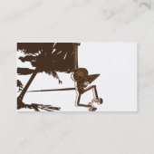 Carte De Visite Singe - affaires (Dos)