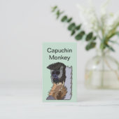 Carte De Visite Singe capucin primate faune (Debout devant)