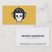 Carte De Visite singe de Monsieur (Devant / Derrière)