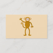 Carte De Visite Singe de ondulation (Dos)