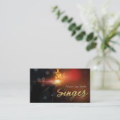 Carte De Visite Singer Business card (Debout devant)