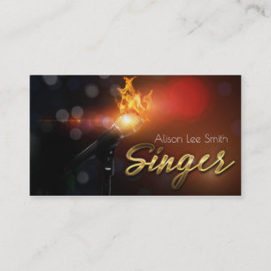Carte De Visite Singer Business card