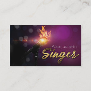 Carte De Visite Singer Business card