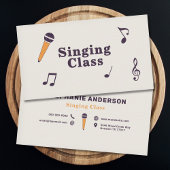 Carte De Visite Singing Class