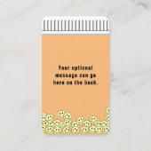 Carte De Visite Singles - Mémorable et amusant (Dos)