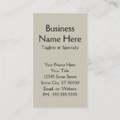 Carte De Visite sinibunny (Dos)