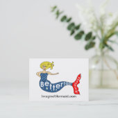 Carte De Visite Sirène de Betterton chez ImagineMermaid.com (Debout devant)