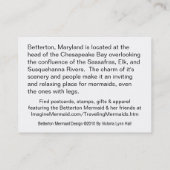 Carte De Visite Sirène de Betterton chez ImagineMermaid.com (Dos)
