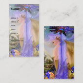 Carte De Visite Sirène et Modèle des amis (Devant / Derrière)