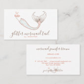 Carte De Visite Sirène orange Brown (Devant / Derrière)