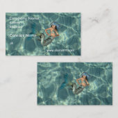 Carte De Visite Sirène sous-marine (Devant / Derrière)