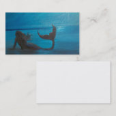 Carte De Visite Sirène sur le rivage (Devant / Derrière)