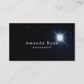 Carte De Visite Sirius, Étoile la plus brillante, Astronomie (Devant)