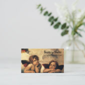 Carte De Visite Sistine Madonna Angels par Raphael Raffaello (Debout devant)