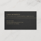 Carte De Visite Site Cleanup Services Professional (Dos)