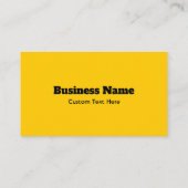 Carte De Visite Site de construction (Dos)