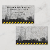 Carte De Visite Site de construction | Architecture (Devant / Derrière)