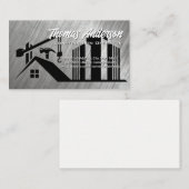 Carte De Visite Site de construction | Bâtiments commerciaux (Devant / Derrière)