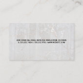 Carte De Visite Site de construction | Constructeurs | Immobilier (Dos)