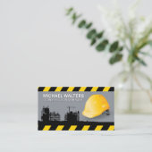 Carte De Visite Site de construction de Casquettes durs | Construc (Debout devant)